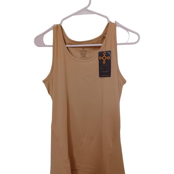 Tommie Copper Tops - Tommie Copper Tank Color Nude Size Large